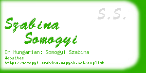 szabina somogyi business card
